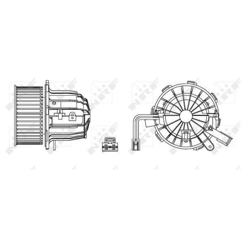 NRF Innenraumgebläse 34163