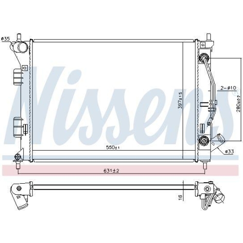 NISSENS K&uuml;hler, Motork&uuml;hlung 675038