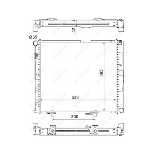 NRF Kühler, Motorkühlung EASY FIT 516572