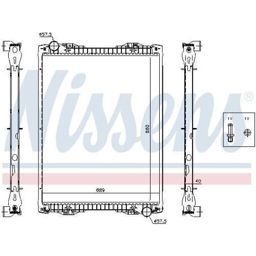 NISSENS K&uuml;hler, Motork&uuml;hlung 67259A