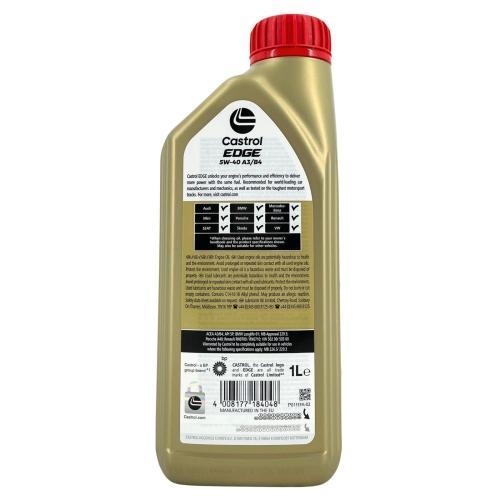 Motor&ouml;l Castrol Edge 5W-40 A3/B4 API SP MB Renault VW BMW Motor&ouml;l 3Liter 15F716