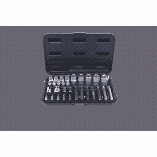 Torx-Steckschl&uuml;ssel- und Bit-Satz, 30-tlg Bits mit Bohrung KS TOOLS 911.4301-2