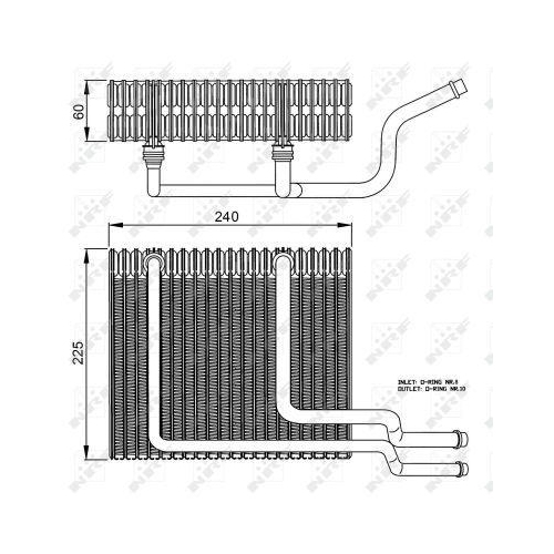 NRF Verdampfer, Klimaanlage EASY FIT 36151