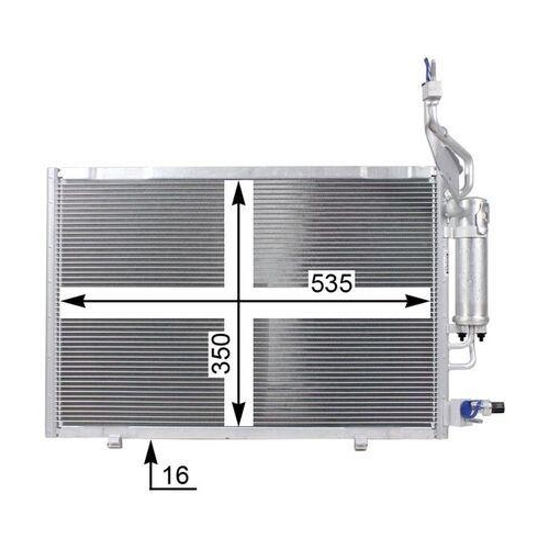 MAHLE Kondensator, Klimaanlage BEHR *** PREMIUM LINE *** AC 23 000P