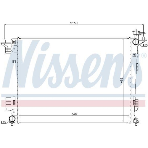 NISSENS K&uuml;hler, Motork&uuml;hlung 67515