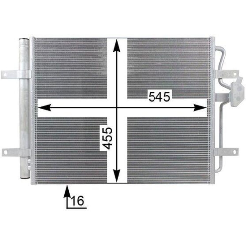MAHLE Kondensator, Klimaanlage BEHR *** PREMIUM LINE *** AC 24 000P