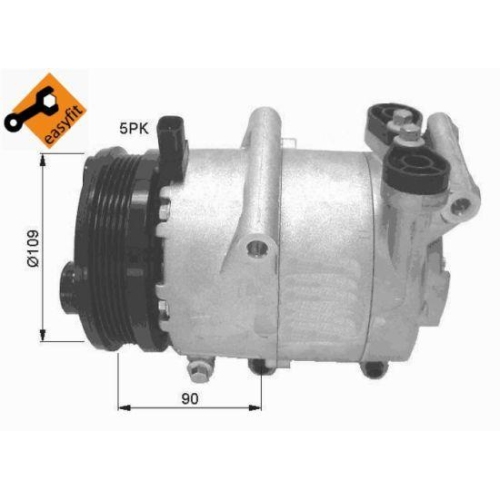 NRF Kompressor, Klimaanlage EASY FIT 32405