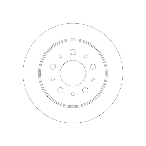 TRW Bremsscheibe TRW SINGLE DF4481S