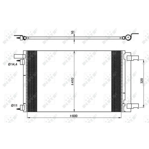 NRF Kondensator, Klimaanlage EASY FIT 35948