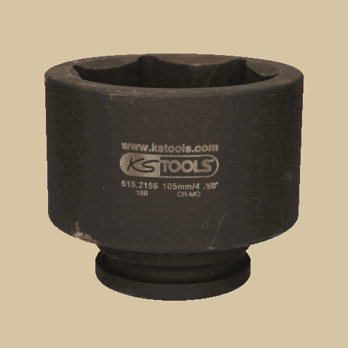 1.1/2 Zoll Sechskant-Kraft-Stecknuss, 105 mm, kurz KS TOOLS 515.2156