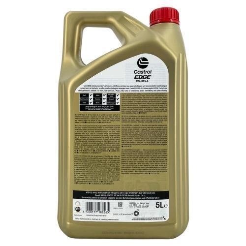 Castrol EDGE Titanium FST 5W-30 LL Motor&ouml;l VW 504 00/507 00 Porsche C30 7 Liter