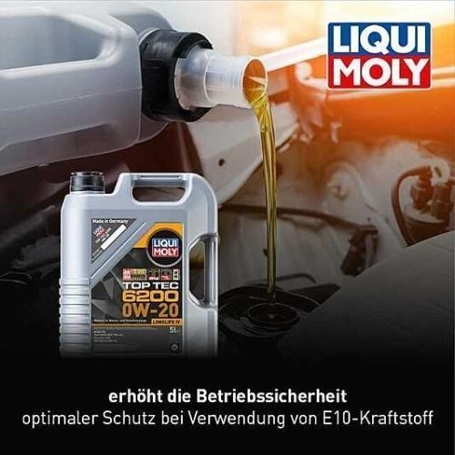 LIQUI MOLY Top Tec 6200 Motoröl 0W-20 15-Liter VW 508 00 / 509 00 / C20 - 20781