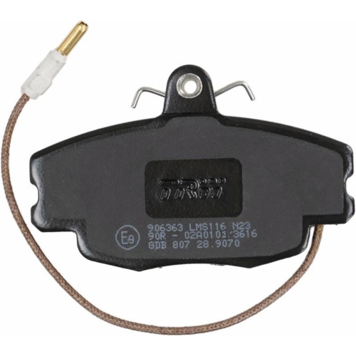 TRW Bremsbelagsatz, Scheibenbremse COTEC GDB807