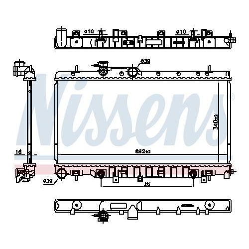 NISSENS K&uuml;hler, Motork&uuml;hlung 67711
