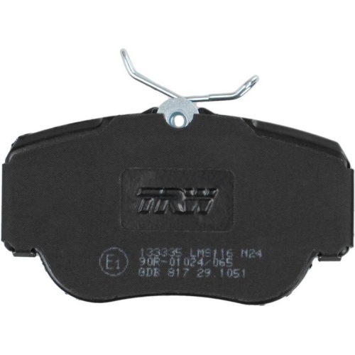 TRW Bremsbelagsatz, Scheibenbremse COTEC GDB817