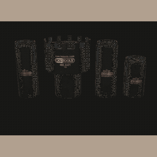 Nutmuttern-Schl&uuml;ssel-Satz mit 3 F&uuml;hrungsrohren f&uuml;r Mercedes 1055 mm 4-tlg