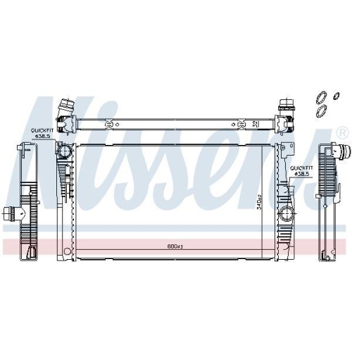 NISSENS K&uuml;hler, Motork&uuml;hlung 60857