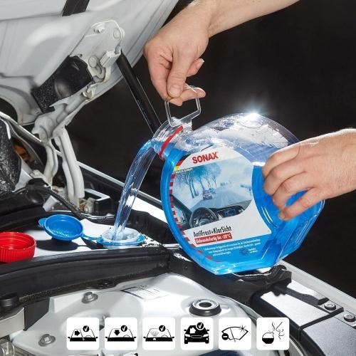 SONAX Antifrost + Klarsicht gebrauchsfertig Frostschutz bis -20°C 3L 03324000