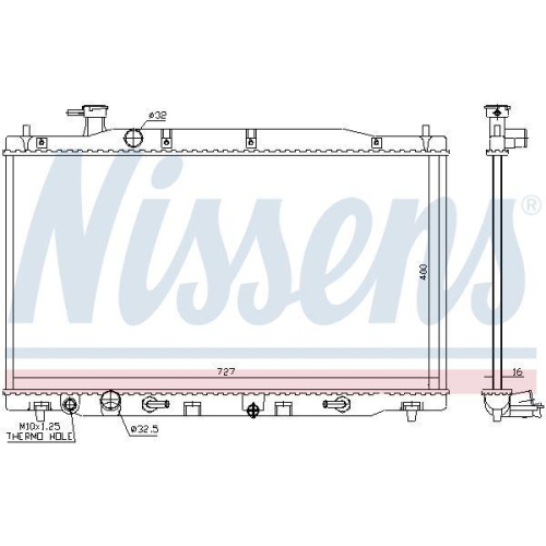 NISSENS K&uuml;hler, Motork&uuml;hlung 68139