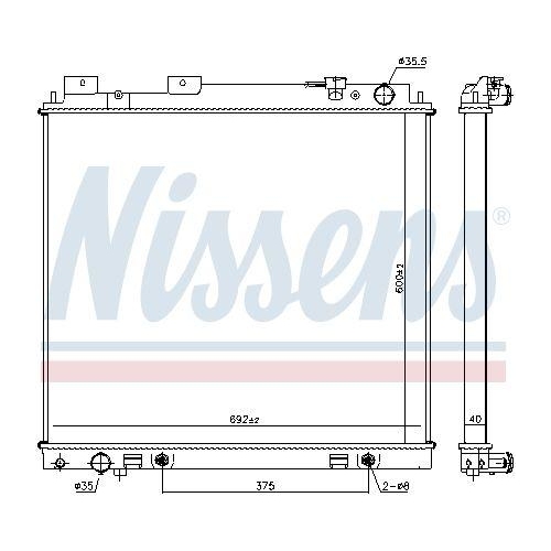 NISSENS K&uuml;hler, Motork&uuml;hlung 68744