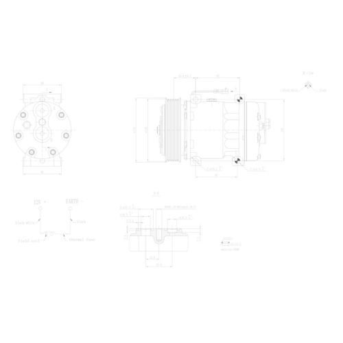 HELLA Kompressor, Klimaanlage >>> Easy2Fit <<< 8FK 366 200-061