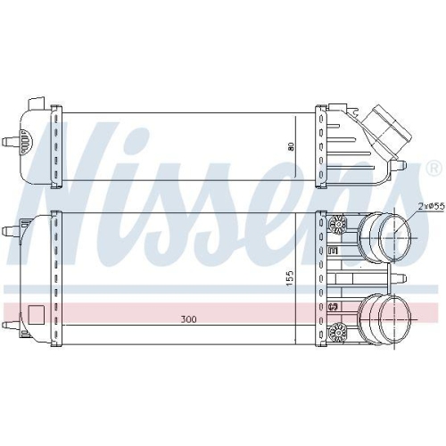 NISSENS Ladeluftk&uuml;hler 96508