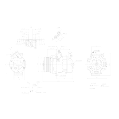 HELLA Kompressor, Klimaanlage >>> Easy2Fit <<< 8FK 366 200-911
