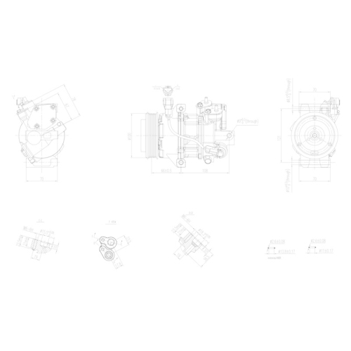 HELLA Kompressor, Klimaanlage >>> Easy2Fit <<< 8FK 366 201-071