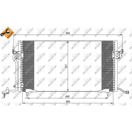 NRF Kondensator, Klimaanlage EASY FIT 35260