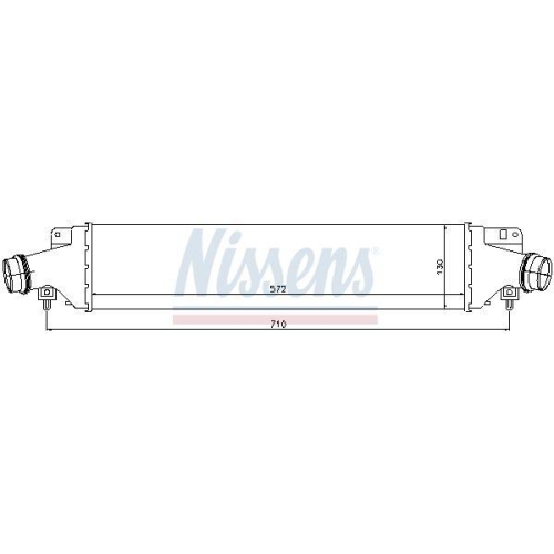 NISSENS Ladeluftk&uuml;hler ** FIRST FIT ** 96588