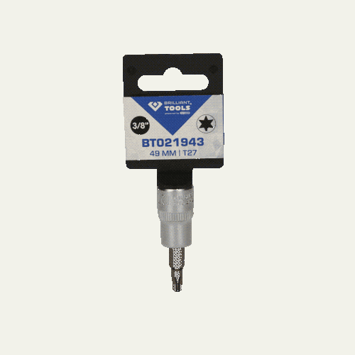 3/8 Zoll Torx-Bit-Stecknuss, T27 BRILLIANT TOOLS BT021943