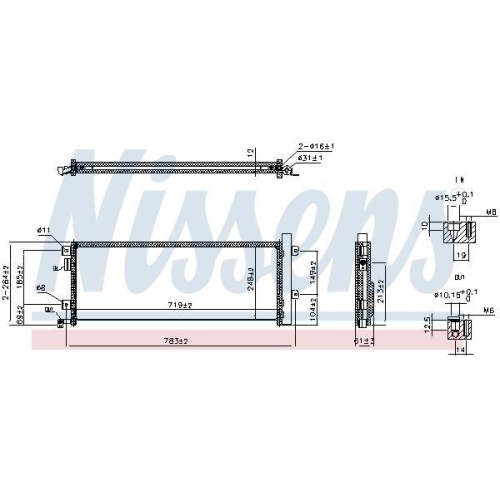 NISSENS Kondensator, Klimaanlage ** FIRST FIT ** 941347