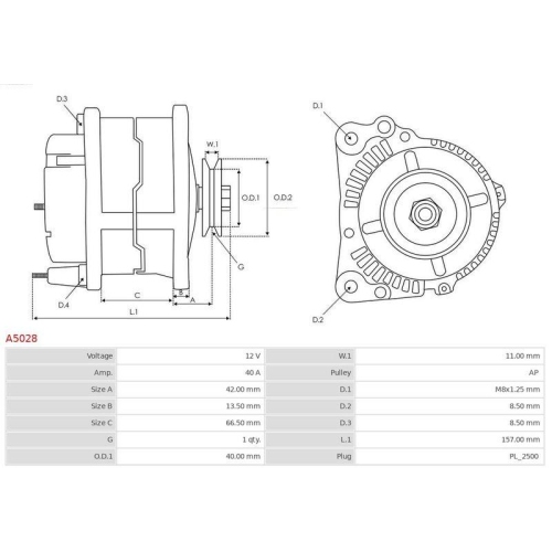 AS-PL Generator Brandneu AS-PL