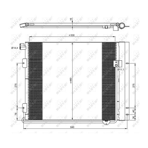 NRF Kondensator, Klimaanlage EASY FIT 35933