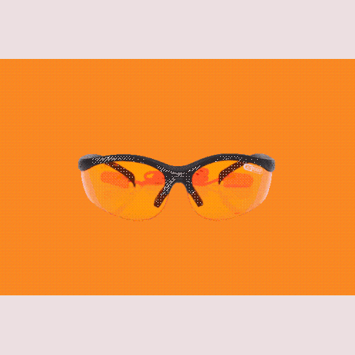 Schutzbrille-orange, mit Ohrstöpsel KS TOOLS 310.0161