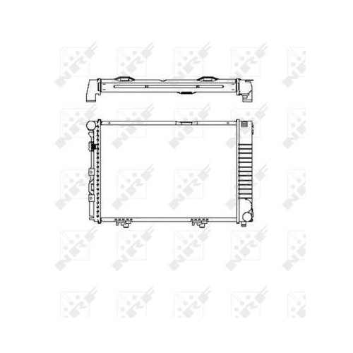 NRF Kühler, Motorkühlung EASY FIT 58719