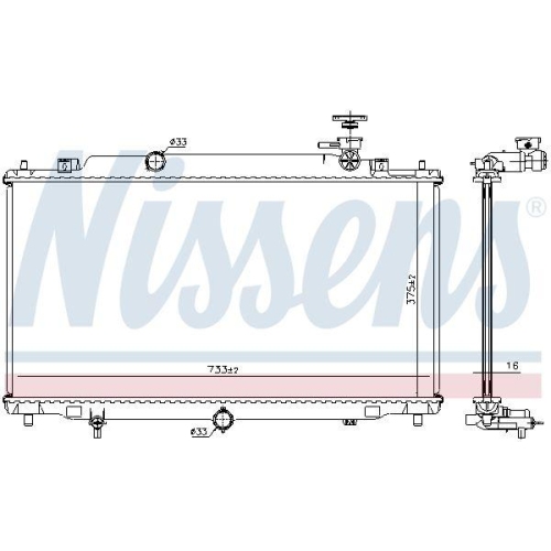 NISSENS K&uuml;hler, Motork&uuml;hlung 68539