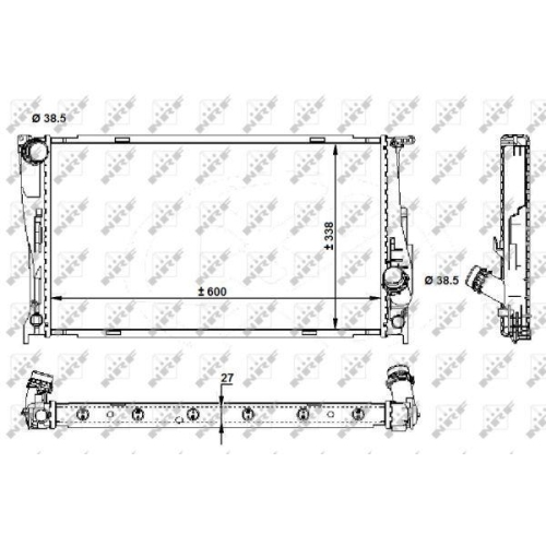 NRF Kühler, Motorkühlung 59210