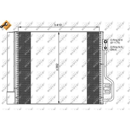 NRF Kondensator, Klimaanlage EASY FIT 35937