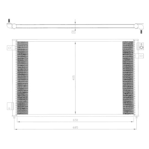 NRF Kondensator, Klimaanlage EASY FIT 35567