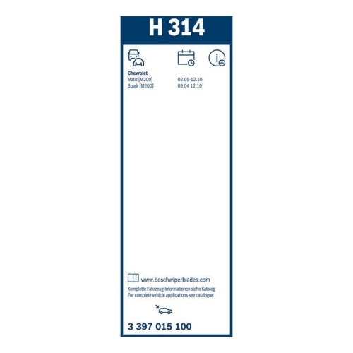BOSCH Wischblatt Rear 3 397 015 100