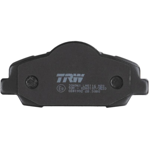 TRW Bremsbelagsatz, Scheibenbremse COTEC GDB1992