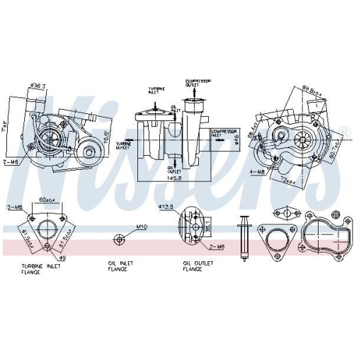 NISSENS Lader, Aufladung ** FIRST FIT ** 930128