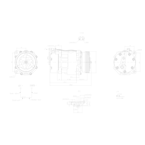 HELLA Kompressor, Klimaanlage >>> Easy2Fit <<< 8FK 366 200-161