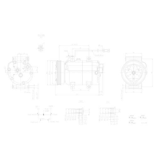 HELLA Kompressor, Klimaanlage >>> Easy2Fit <<< 8FK 366 200-801