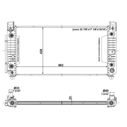 NRF K&uuml;hler, Motork&uuml;hlung EASY FIT 56009