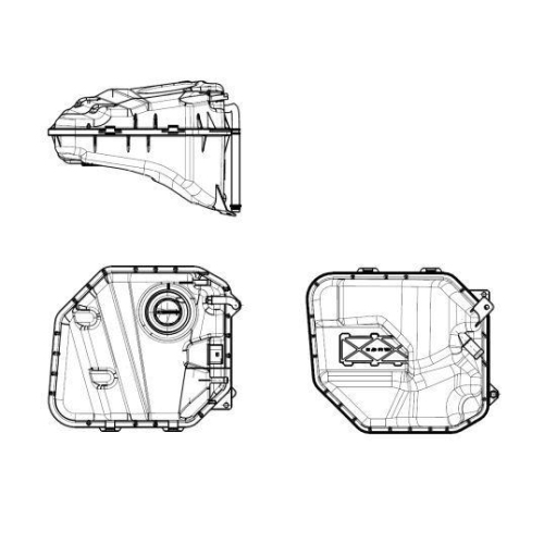 NRF Ausgleichsbehälter, Kühlmittel EASY FIT 454032