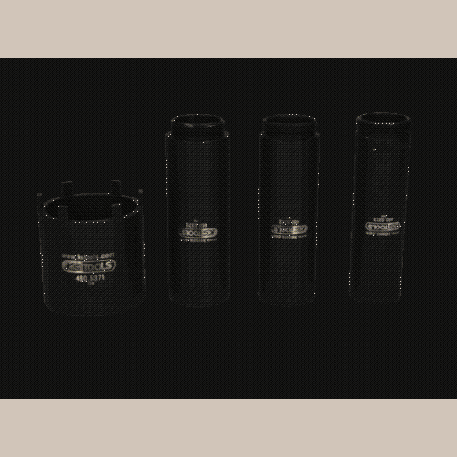 Nutmuttern-Schl&uuml;ssel-Satz mit 3 F&uuml;hrungsrohren f&uuml;r Mercedes 63 mm 4-tlg