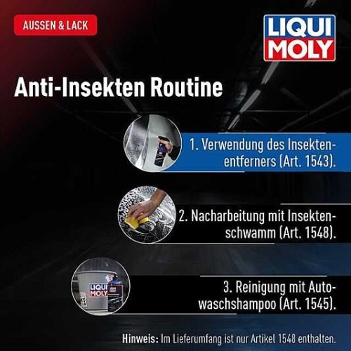 Insektenschwamm Schwamm Insektenentferner Autopflege LIQUI MOLY 1548