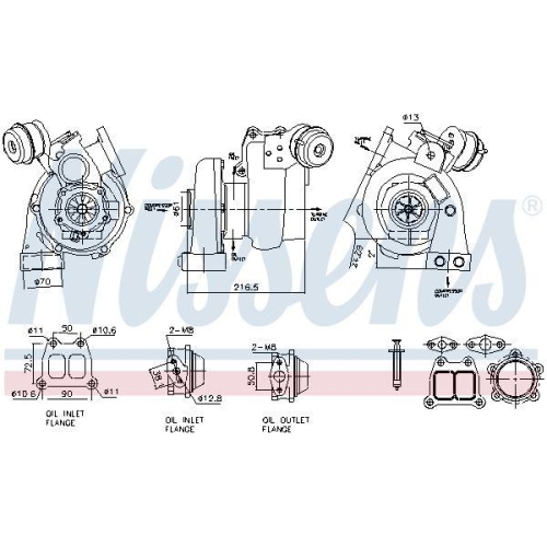NISSENS Lader, Aufladung ** FIRST FIT ** 930125